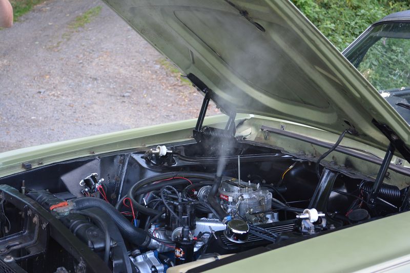 Dampfbetriebener Mustang