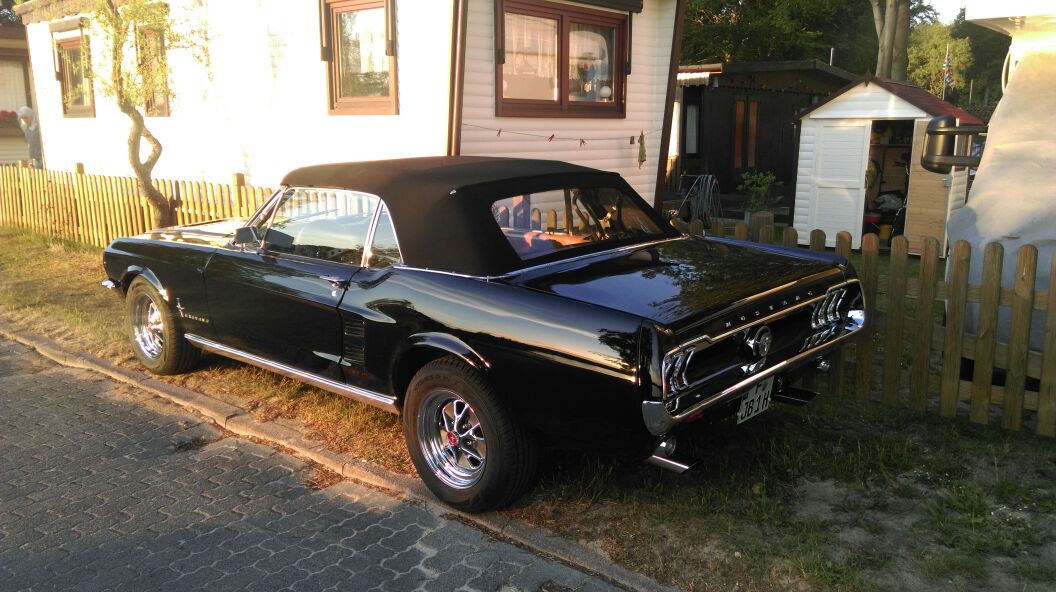 Neues Verdeck Rückansicht