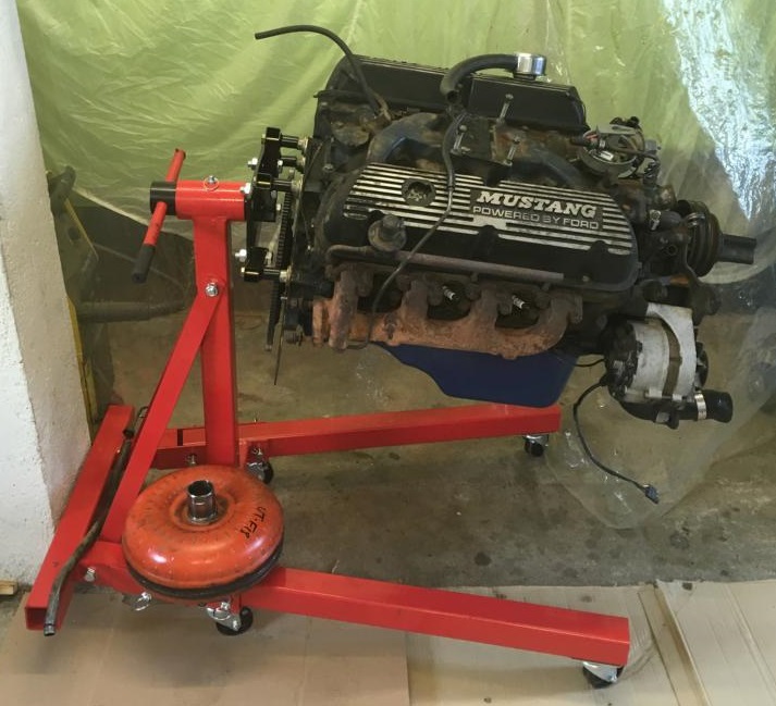 Motorständer Neigung