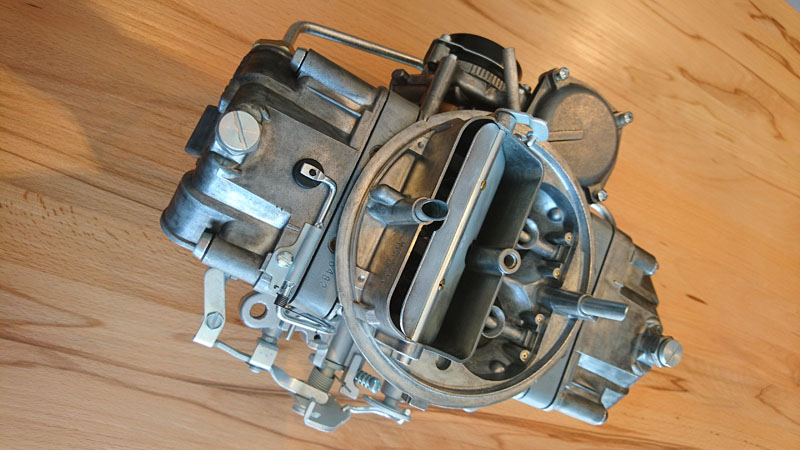 Holley 600 zum Einstellen - Nachher