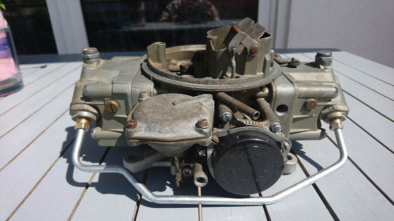 Holley 600 zum Einstellen - Vorher
