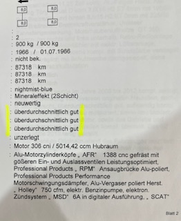 Auszug aus einem früheren Gutachten