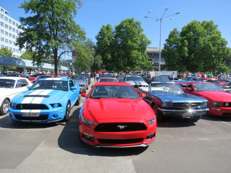 Vorstellung des neuen Mustang im Ford-Werk