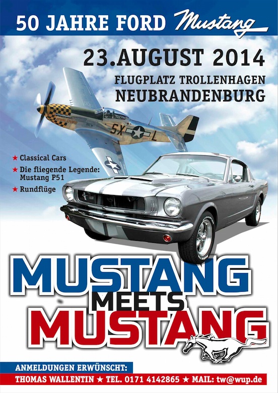 &quot;Mustang meets Mustang&quot; - Flyer
